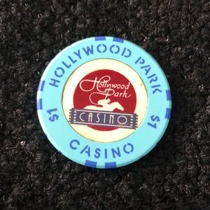 Hollywood Park Casino Vintage $1 Casino Chip Collectible